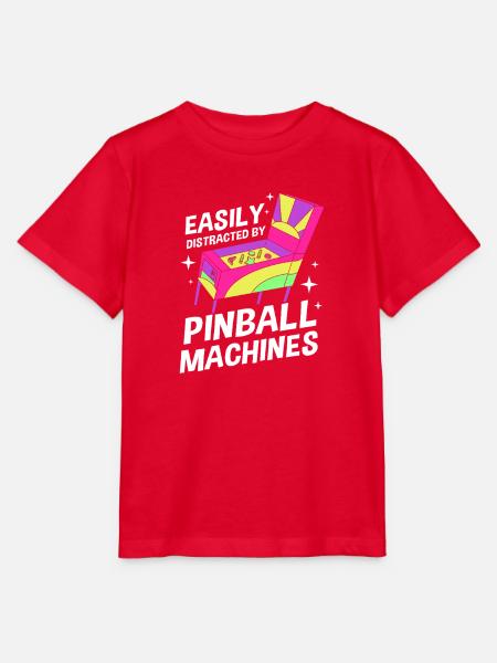 Flipper Pinball - Stanley/Stella Kinder T-Shirt MINI CREATOR - Rot
