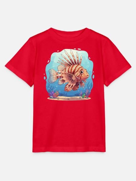 Feuerfisch Unterwasser-Pracht - Stanley/Stella Kinder T-Shirt MINI CREATOR - Rot