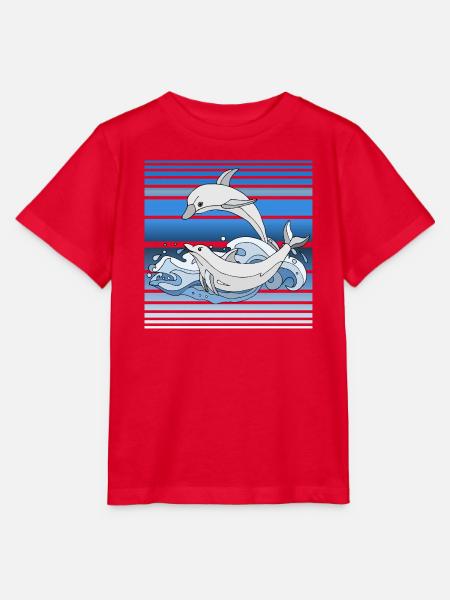 Delphine - Stanley/Stella Kinder T-Shirt MINI CREATOR  - Rot