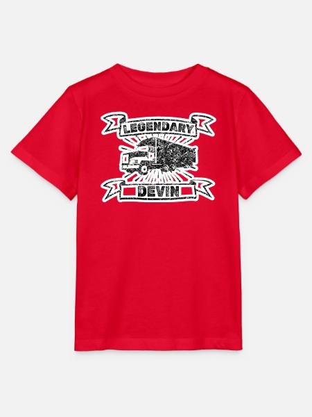 Devin als Brummi - Stanley/Stella Kinder T-Shirt MINI CREATOR - Rot