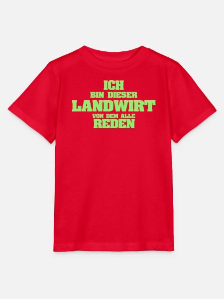 Landwirt - Stanley/Stella Kinder T-Shirt MINI CREATOR  - Rot