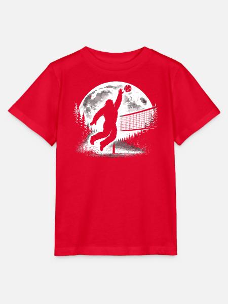 Bigfoot Volleyball - Stanley/Stella Kinder T-Shirt MINI CREATOR - Rot