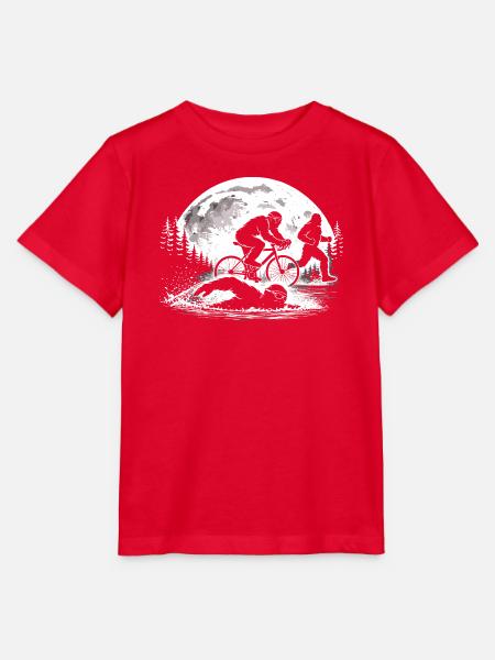 Bigfoot Triathlon - Stanley/Stella Kinder T-Shirt MINI CREATOR - Rot