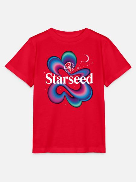 Starseed Farbwirbel Logo - Stanley/Stella Kinder T-Shirt MINI CREATOR - Rot