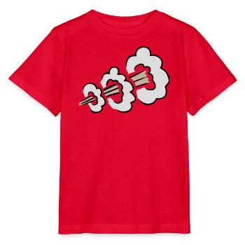 Lauter Furz Explosion Lustig Klohumor Comic Wolke - Stanley/Stella Kinder T-Shirt MINI CREATOR  - Rot - Vorne - Jaiden (125cm)