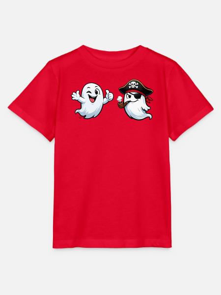 Geisterpirat-Duo - Stanley/Stella Kinder T-Shirt MINI CREATOR  - Rot