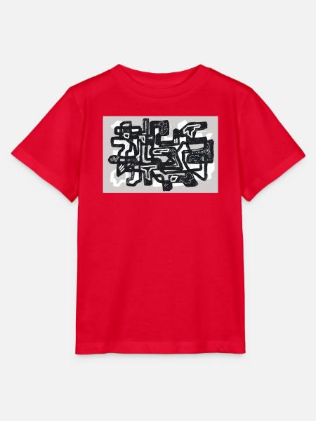 Kleine Kurven - Stanley/Stella Kinder T-Shirt MINI CREATOR  - Rot
