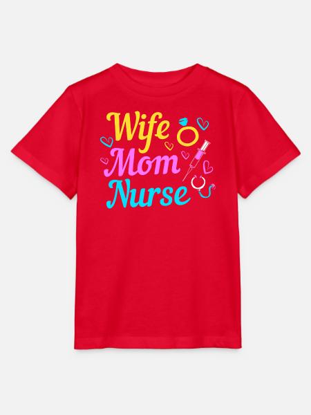 Pflege Krankenschwester Krankenhaus Geschenk - Stanley/Stella Kinder T-Shirt MINI CREATOR - Rot