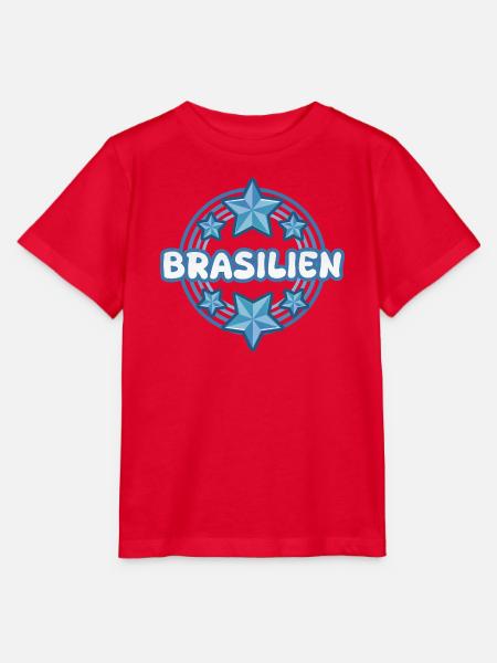 Geschenk für Brasilien - Stanley/Stella Kinder T-Shirt MINI CREATOR  - Rot