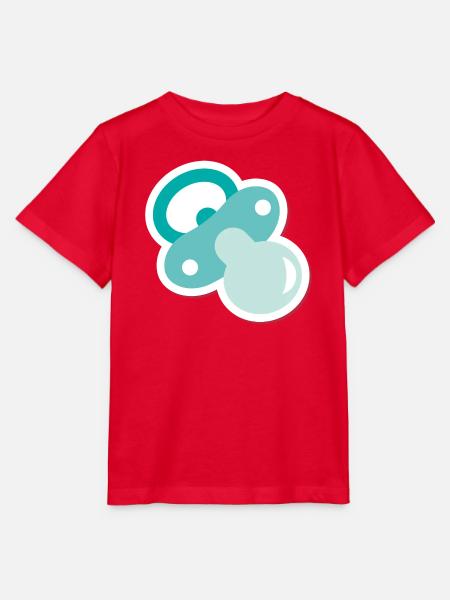 Schnuller - Stanley/Stella Kinder T-Shirt MINI CREATOR  - Rot