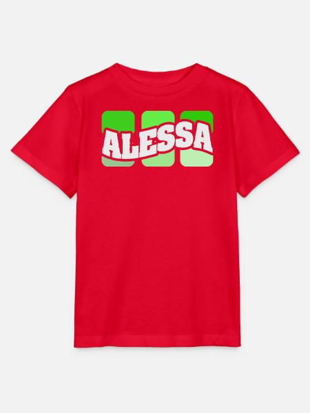 Geschenk für Alessa - Stanley/Stella Kinder T-Shirt MINI CREATOR - Rot