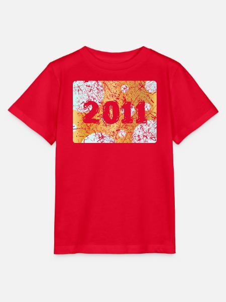 Zahl 2011 - Stanley/Stella Kinder T-Shirt MINI CREATOR - Rot