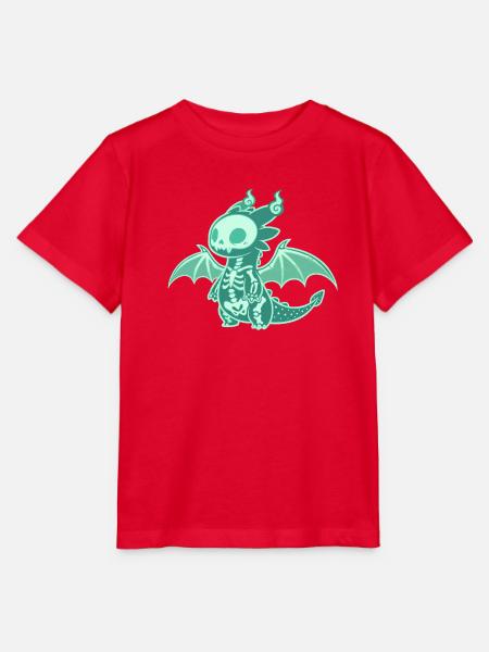 Drachengeist-Vektor - Stanley/Stella Kinder T-Shirt MINI CREATOR  - Rot