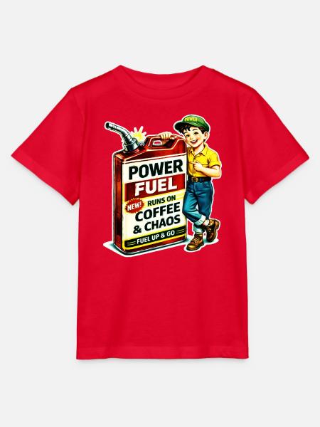 Power Sprit - Stanley/Stella Kinder T-Shirt MINI CREATOR  - Rot