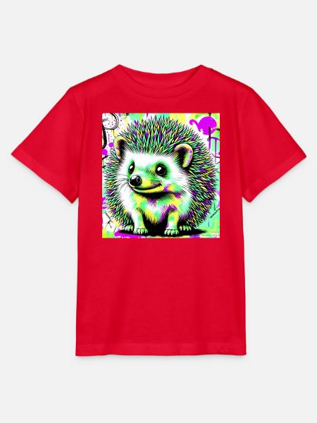 Igel - Stanley/Stella Kinder T-Shirt MINI CREATOR - Rot