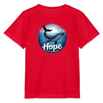 Der Buckelwal Hope/Timmy in der Ostsee - Stanley/Stella Kinder T-Shirt MINI CREATOR  - Rot - Vorne - Jaiden (125cm)