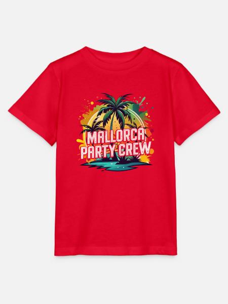 Mallorca Party Crew - Stanley/Stella Kinder T-Shirt MINI CREATOR - Rot