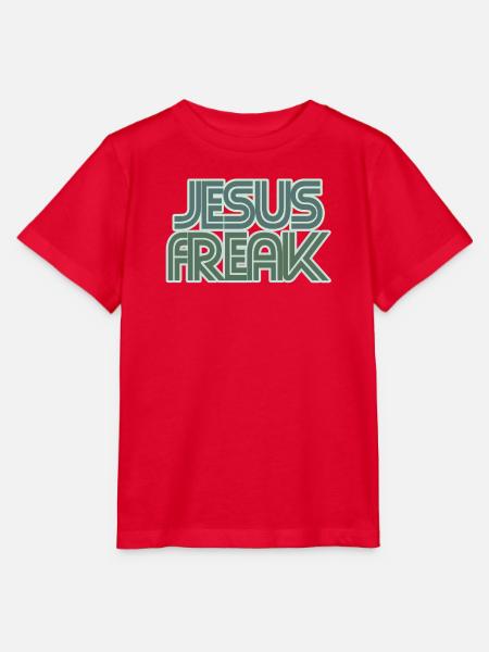 Retro Jesus Freak-Grafik - Stanley/Stella Kinder T-Shirt MINI CREATOR  - Rot