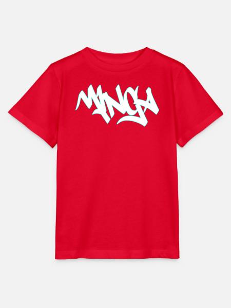 Graffiti Mibga Neon Schriftzug - Stanley/Stella Kinder T-Shirt MINI CREATOR - Rot