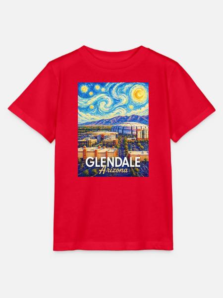 Glendale Arizona Sternennacht - Stanley/Stella Kinder T-Shirt MINI CREATOR  - Rot