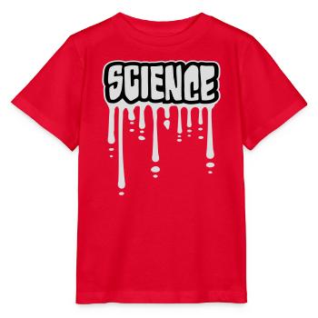 Déclaration scientifique : Déclaration sur l’éducation des nerds - T-shirt bio MINI CREATOR Stanley/Stella Enfant - rouge - Devant - Jaiden (125cm)