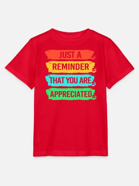 Mitarbeiter der Woche Mitarbeiter des Monats - Stanley/Stella Kinder T-Shirt MINI CREATOR - Rot