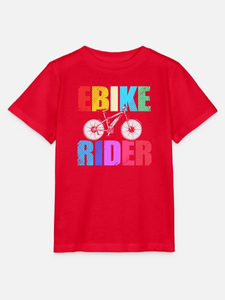 E-Bike EBike E Bike - Stanley/Stella Kinder T-Shirt MINI CREATOR  - Rot