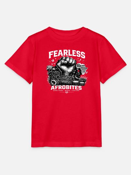 Furchtlos AfroBites: Klang & Küche - Stanley/Stella Kinder T-Shirt MINI CREATOR - Rot