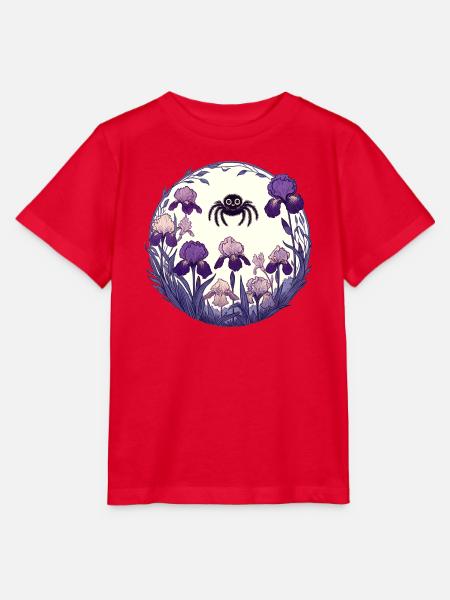 Iris-Garten-Spinnenkreis - Stanley/Stella Kinder T-Shirt MINI CREATOR - Rot