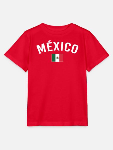 Mexiko - Stanley/Stella Kinder T-Shirt MINI CREATOR  - Rot