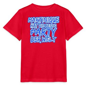 Urlaub Martinique - Stanley/Stella Kinder T-Shirt MINI CREATOR  - Rot - Vorne - Jaiden (125cm)