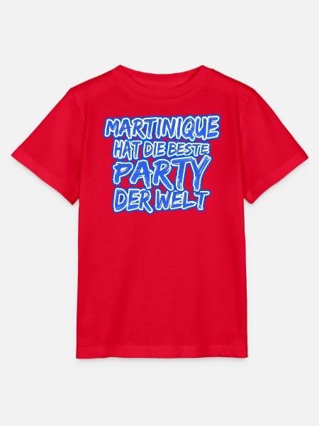 Urlaub Martinique - Stanley/Stella Kinder T-Shirt MINI CREATOR  - Rot