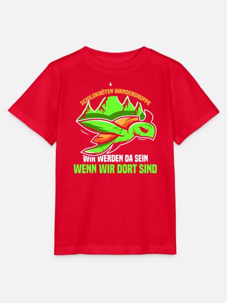 Schildkörten Wandergruppe Wander Bergsteiger - Stanley/Stella Kinder T-Shirt MINI CREATOR - Rot