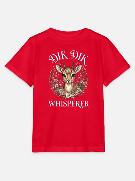 Dikdik Flüsterer - Stanley/Stella Kinder T-Shirt MINI CREATOR  - Rot