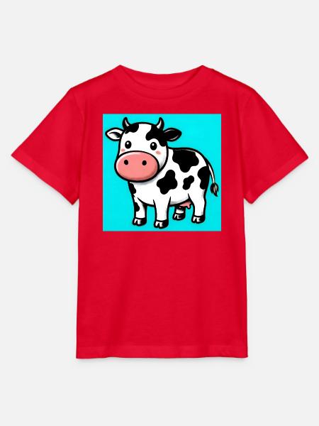 Kuh - Stanley/Stella Kinder T-Shirt MINI CREATOR - Rot