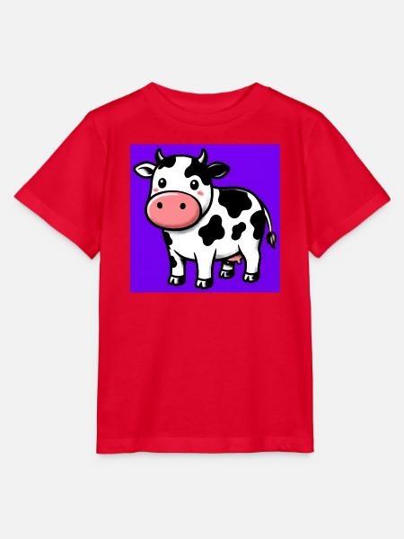 Kuh - Stanley/Stella Kinder T-Shirt MINI CREATOR - Rot