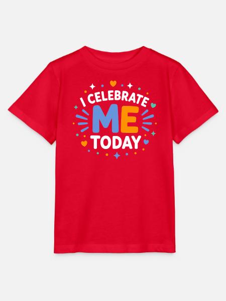 Ich feiere mich heute - Stanley/Stella Kinder T-Shirt MINI CREATOR - Rot