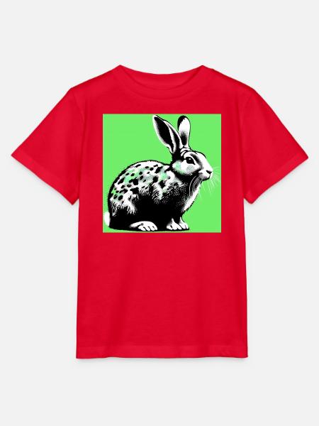 Kaninchen - Stanley/Stella Kinder T-Shirt MINI CREATOR - Rot