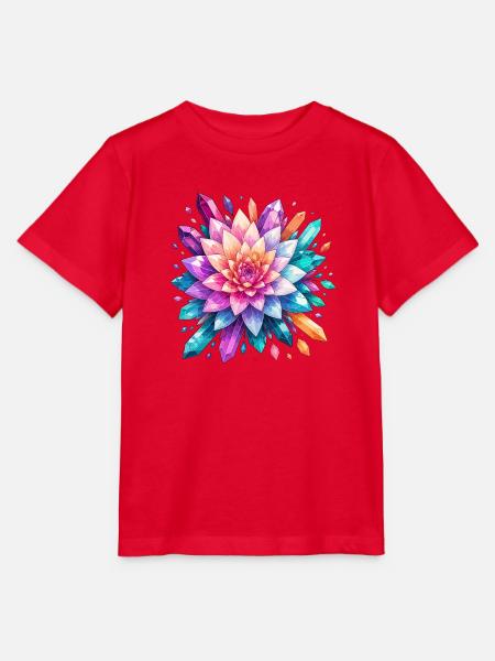 Kristallrose Farbexplosion - Stanley/Stella Kinder T-Shirt MINI CREATOR - Rot