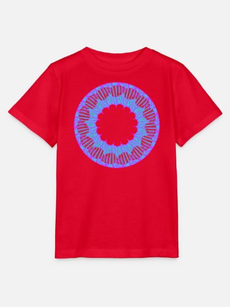 Türkisrosette - Stanley/Stella Kinder T-Shirt MINI CREATOR  - Rot