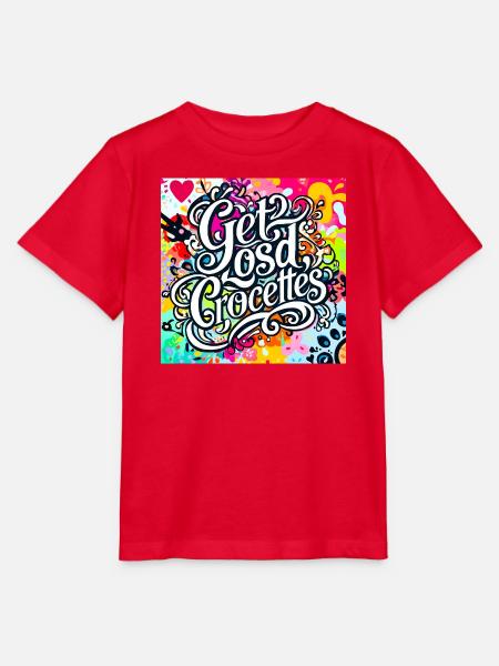 Gute Lebensmittel Graffiti - Stanley/Stella Kinder T-Shirt MINI CREATOR - Rot