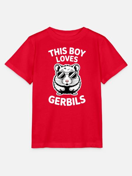 Mongolische Rennratte Sprüche Rennmaus Geschenk - Stanley/Stella Kinder T-Shirt MINI CREATOR - Rot