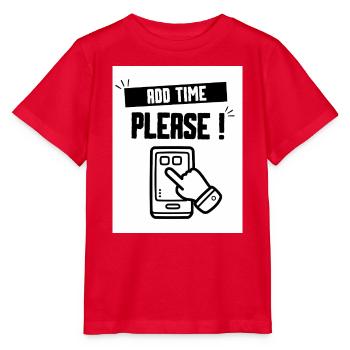 Add Time Please - Stanley/Stella MINI CREATOR Kids’ T-Shirt - red - Front - Jaiden (125cm)