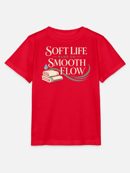 Lymphsystem Lymphdrainage Wellness Geschenk - Stanley/Stella Kinder T-Shirt MINI CREATOR  - Rot