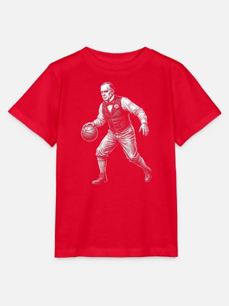 William McKinley Basketball - Stanley/Stella Kinder T-Shirt MINI CREATOR - Rot