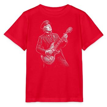 Millard Fillmore Gitarre - Stanley/Stella Kinder T-Shirt MINI CREATOR  - Rot - Vorne - Jaiden (125cm)