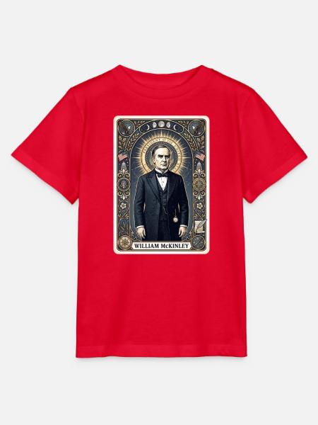 William McKinley Tarotkarte - Stanley/Stella Kinder T-Shirt MINI CREATOR - Rot