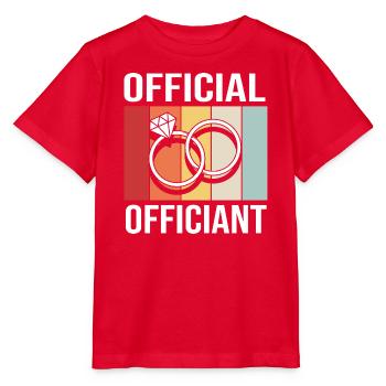 pastor - Stanley/Stella MINI CREATOR Kids’ T-Shirt - red - Front - Jaiden (125cm)