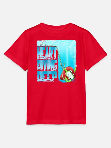 Herztauchen: Tiefes Unterwasserabenteuer - Stanley/Stella Kinder T-Shirt MINI CREATOR - Rot
