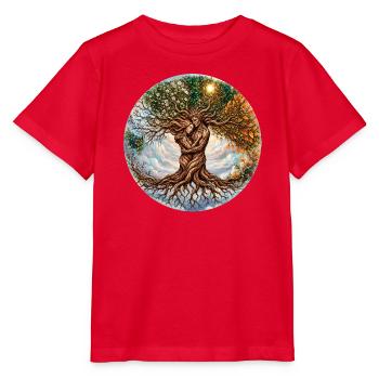 Circle Of Life - Stanley/Stella MINI CREATOR Kids’ T-Shirt - red - Front - Jaiden (125cm)